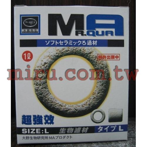 水族先生Mr.Aqua 超強效陶瓷環濾材(0.5L)(L型)