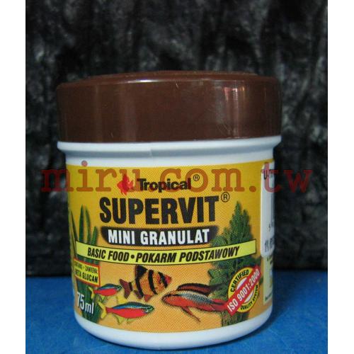Tropical德比克小型魚、燈科顆粒飼料(75ml)