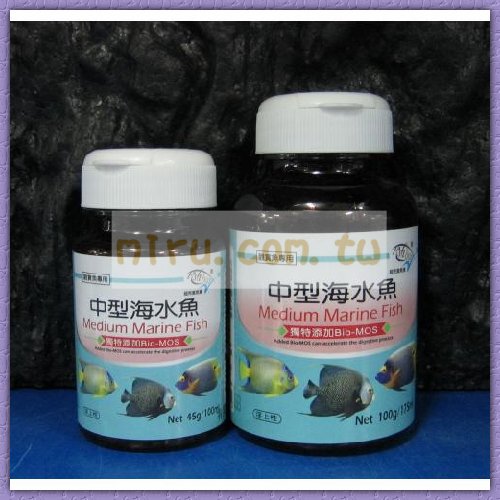 FishBar 中型海水魚飼料(獨特添加Bio-MOS)45g