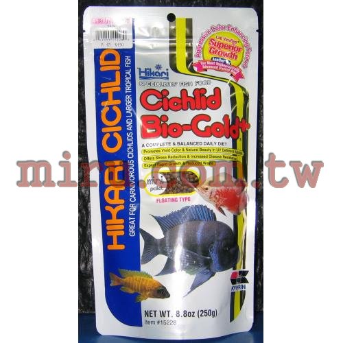 日本原裝Hikari Cichlid Bio-Gold+ 高夠力黃金慈鯛飼料250g