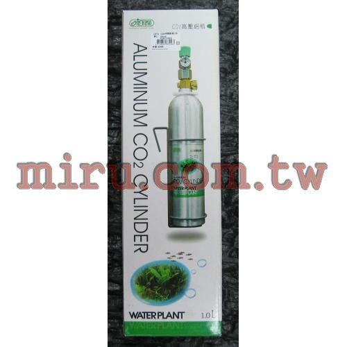 ISTA伊士達 CO2高壓鋁合金鋼瓶(鋁瓶)(附掛架及新型單錶調節器)24oz(1L)