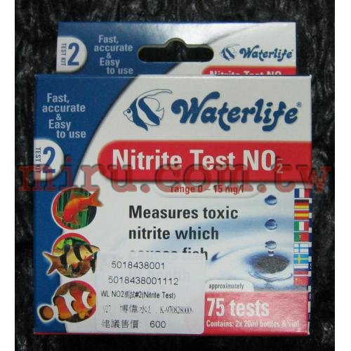 waterlife NO2亞硝酸測劑