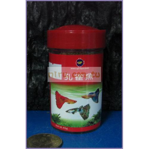 雅柏UP 小型魚 孔雀魚專用飼料 100g