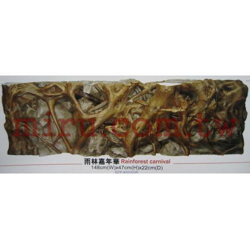 FishLive樂樂魚 全手工造型岩板(雨林嘉年華)