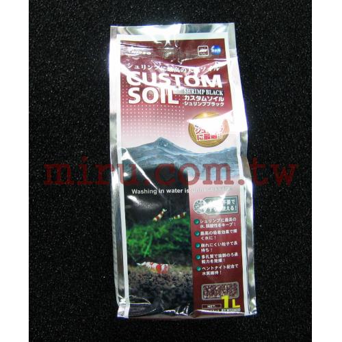 日本原裝NISSO水晶蝦專用砂(黑土)-蒙托石配方-1L
