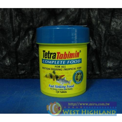 德國Tetra 鼠魚專用飼料120tab