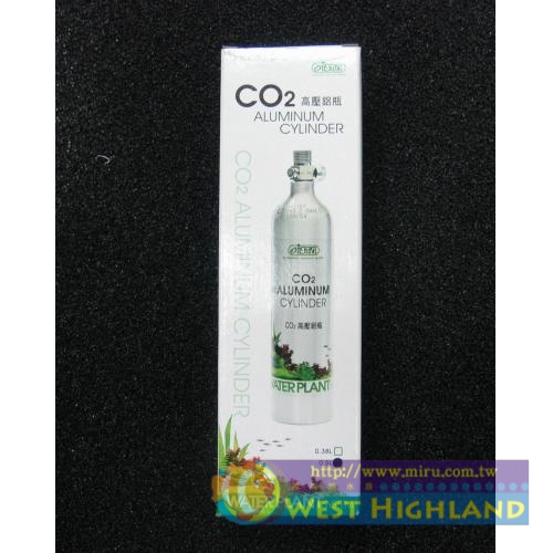 ISTA伊士達 CO2高壓鋁瓶附底座. 0.5L. TUV安全認證