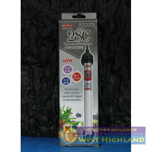 Mr.Aqua水族先生 防爆型28°C定溫器 30w 恆溫器.加溫管