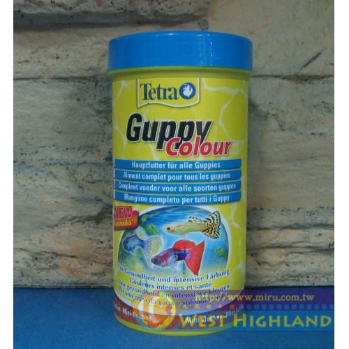 德國Tetra 孔雀魚增艷薄片飼料250ml
