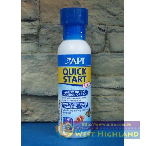 美國魚博士API 生態硝化系統快速啟動劑Quick Start118ml