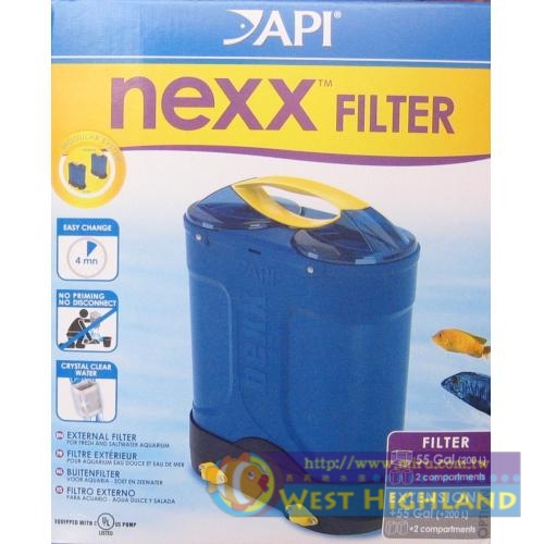 美國魚博士API 圓桶 外置過濾器200L/H