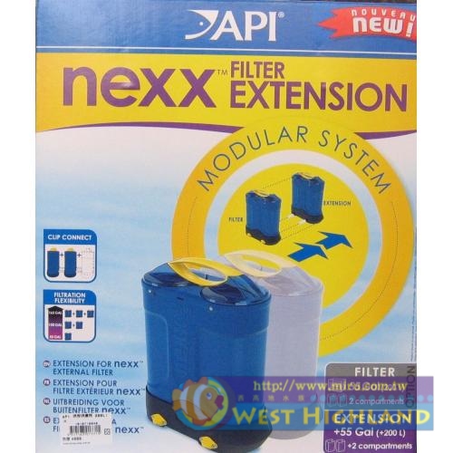 美國魚博士API 圓桶 連接過濾器200L/H
