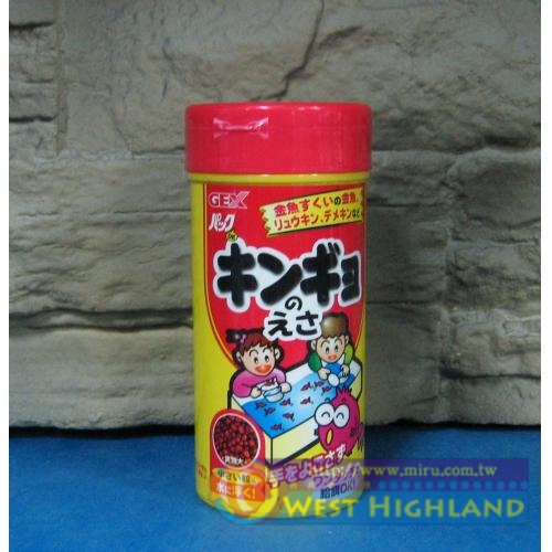 日本五味GEX 小學館金魚揚飼料色（70g)