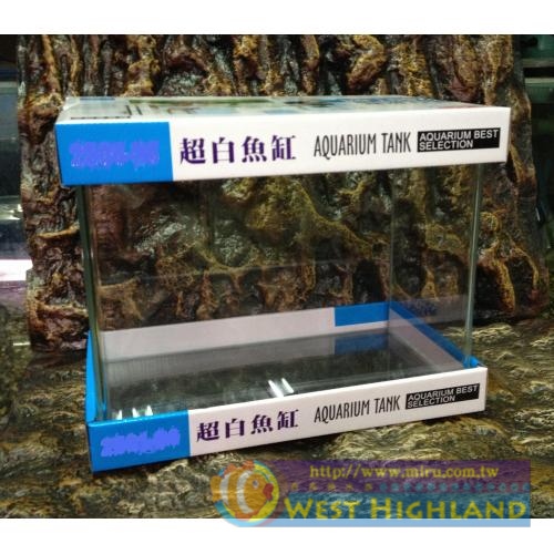 水族先生Mr.Aqua 小彎角ㄇ型超白缸 31*18*24cm直角ㄇ型優白魚缸 