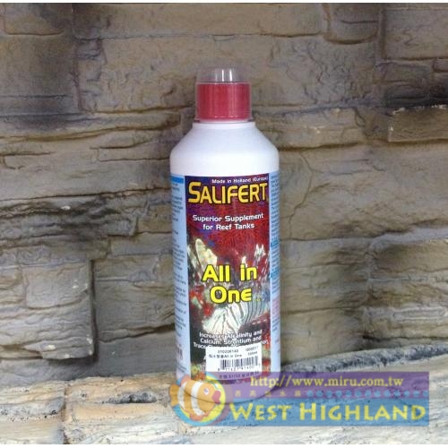 荷蘭原裝 Salifert 海水營養All in One(500ml)