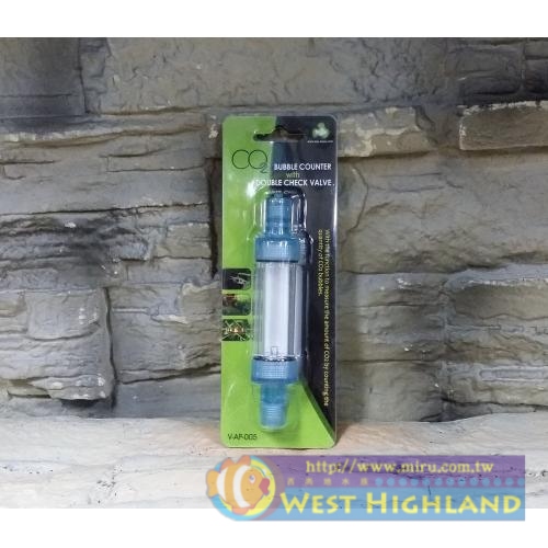 台灣-TOP AQUA 雙止逆CO2計泡器˙水草錶用