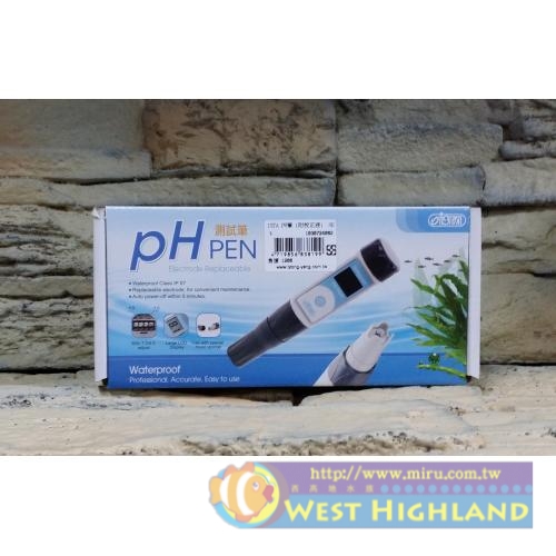 ISTA 液晶螢幕顯示防水型PH酸鹼度測試筆
