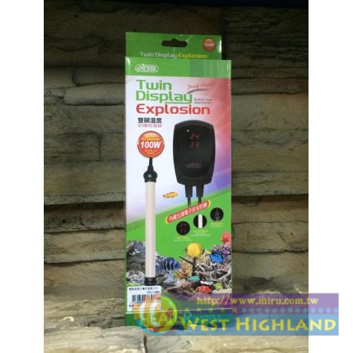 ISTA伊士達 雙顯溫度防爆控溫器 100W 加溫棒 內建五道電子安全防護