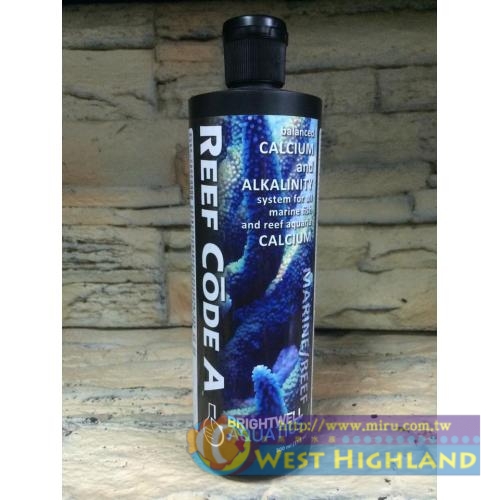 美國BWA ReefCodeA 海水鈣與KH平衡-A劑 500ml