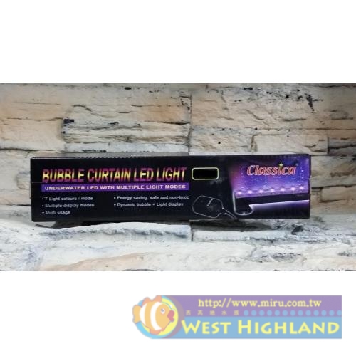 新加坡OCEAN FREE仟湖代理 Classica 夢幻氣泡帷幕 汽泡簾幕 15cm  7色LED變化