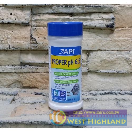 美國魚博士API PH6.5鎖定劑(240g)