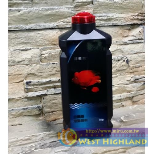 台灣 滿魚樂 晶鑽 血鸚鵡增豔飼料 1kg 小顆粒