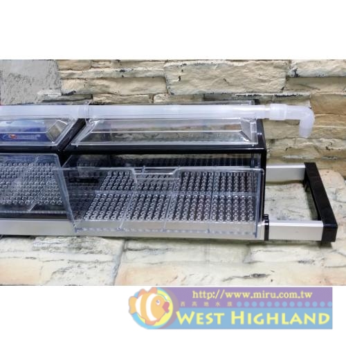 NCF 海天使 鋁合金 上部 滴流槽 單層 兩槽 650型 2尺 過濾槽60cm