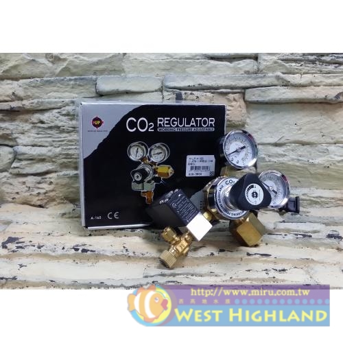 台灣雅柏UP 雙錶電磁閥  可調輸出壓力 二氧化碳CO2鋼瓶出氣控制(A-165)