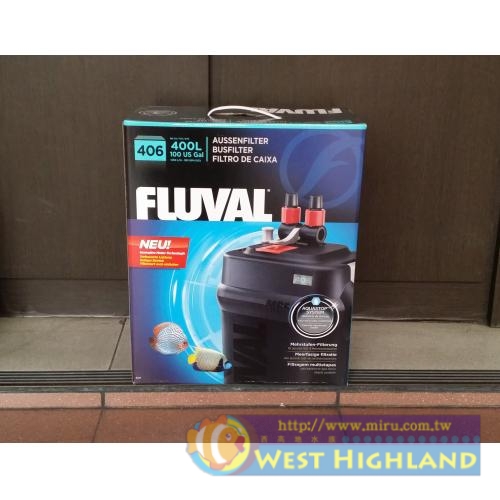 HAGEN赫根 FLUVAL 406圓桶 桶式過濾400L魚缸用