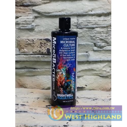 美國BWA百威 MicroBActer Clean 專業硝化菌 食藻消化菌500ml百威