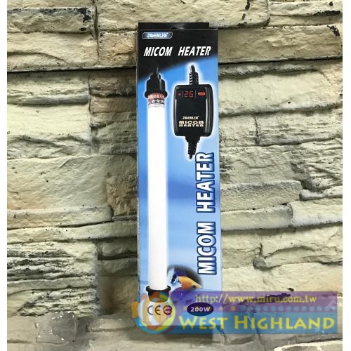 台灣中藍JOHNLEN 微電腦加溫器 加溫管 加熱器200W