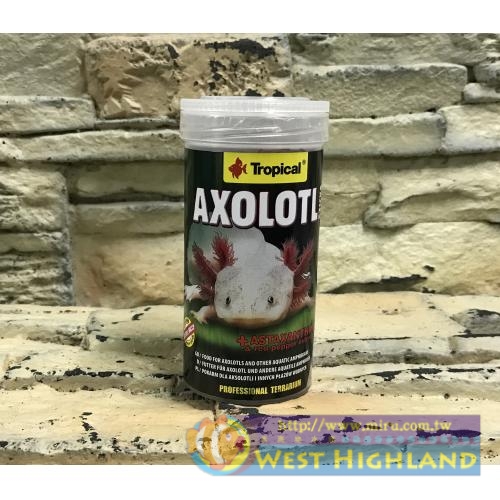 Tropical德比克 AXOLOTL STICKS六角恐龍 角蛙 底棲魚長條飼料250g