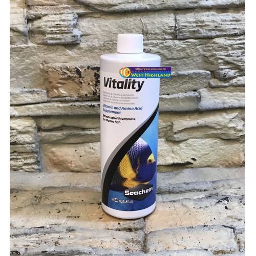 美國原裝進口 西肯Seachem Vitality 海水魚免疫維他命500ml