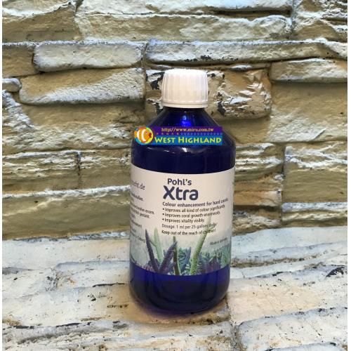 德國KZ/Pohl’s Xtra Konzentrat ZEO Pohl's Xtra SPS珊瑚強力顯色1000ml