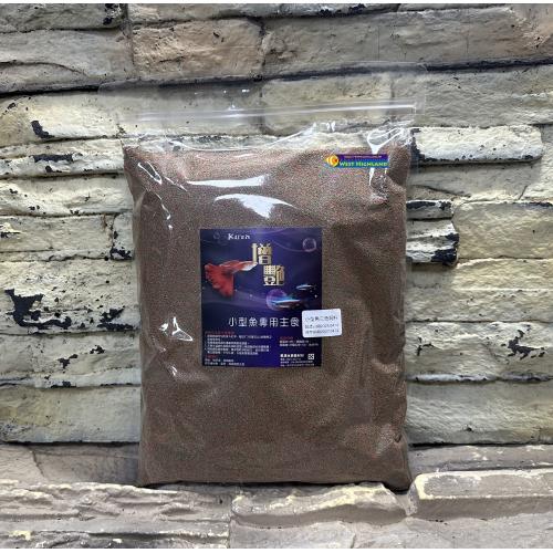 台灣Aguagrow Slow Sinking Type 孔雀魚 小型魚 燈科魚專用顆粒飼料1000g