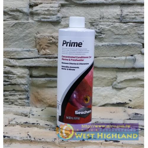 美國原裝進口 西肯Seachem prime除氯氨水質穩定劑50ml